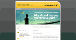 Desktop Screenshot of curvedetroit.com